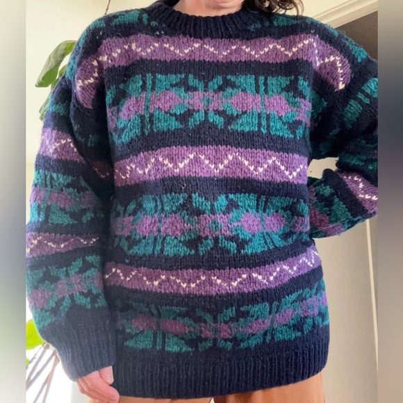 Amos & Andes Sweaters - Vintage 90’s Amos & Andes Wool Sweater